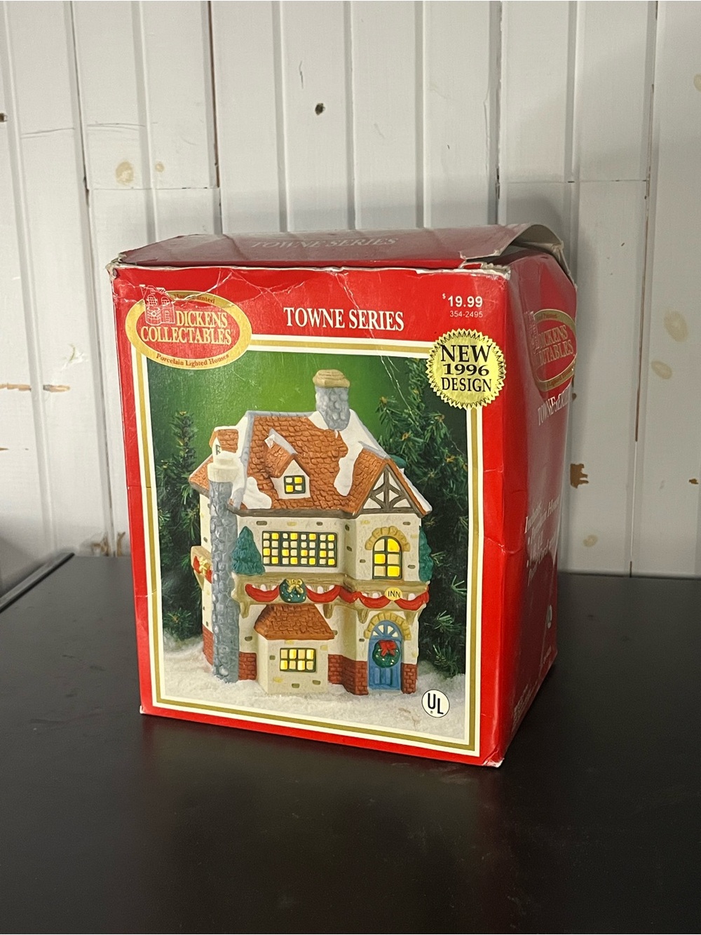 Towne Series Vintage Ceramic Christmas Village House Dickens Collectable
